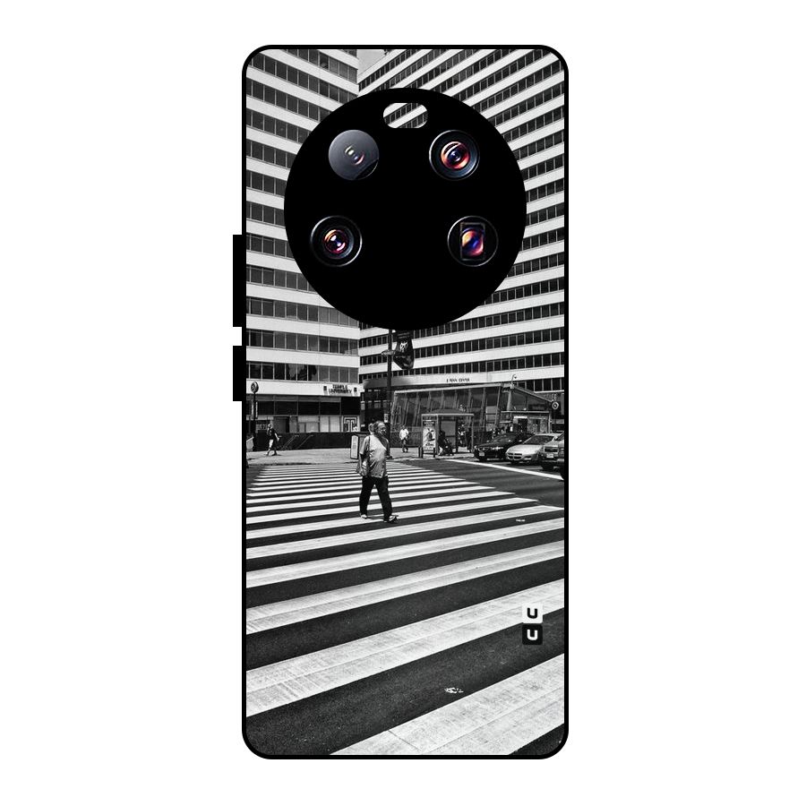 Black White Perspective Metal Back Case for Xiaomi 13 Ultra