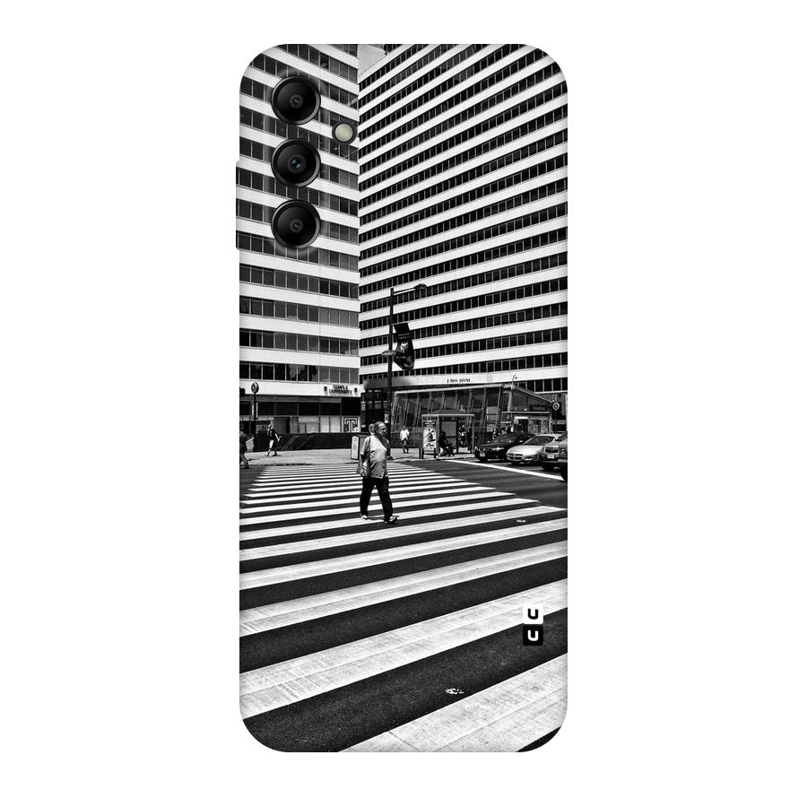 Black White Perspective Original Polycarbonate Back Case for Galaxy A14 5G