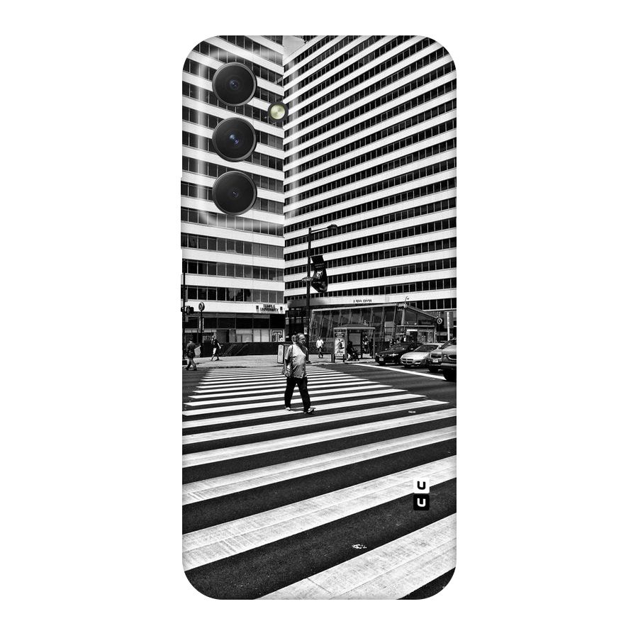 Black White Perspective Original Polycarbonate Back Case for Galaxy A54