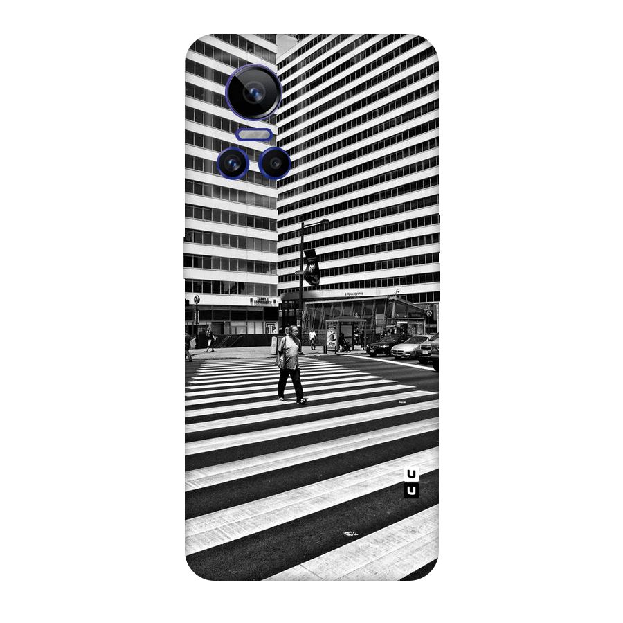 Black White Perspective Original Polycarbonate Back Case for Realme GT Neo 3