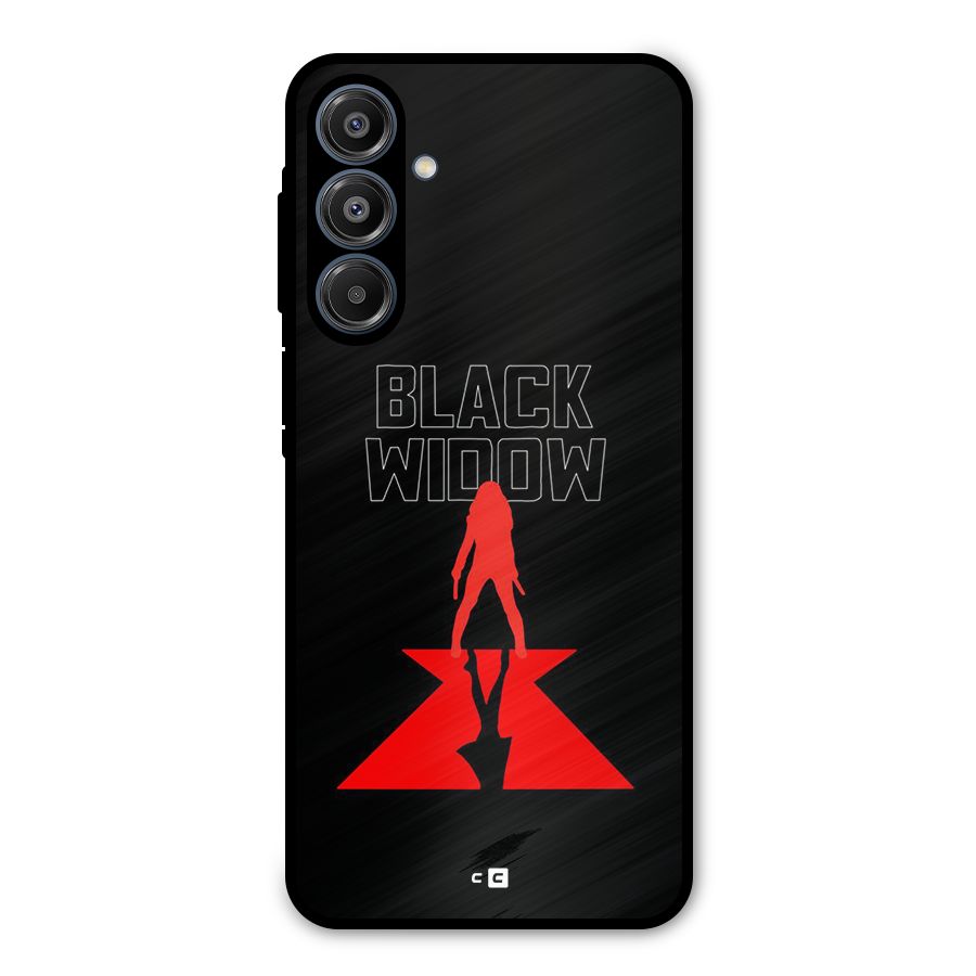 Black Widow Metal Back Case for Galaxy A16 5G