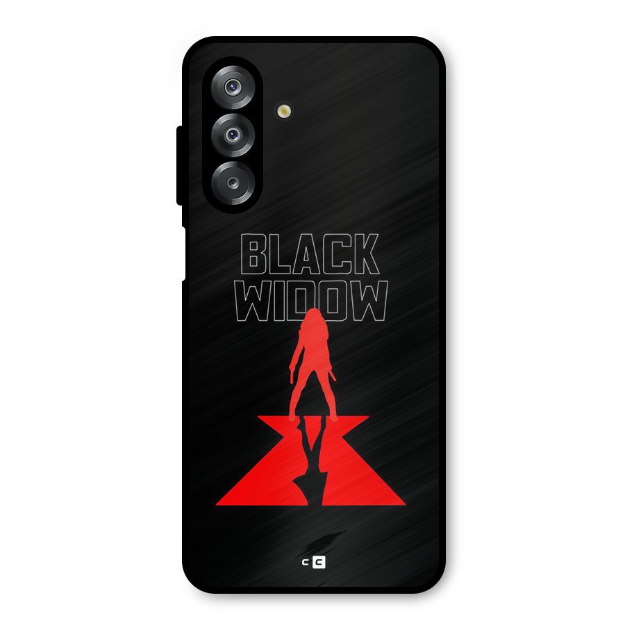 Black Widow Metal Back Case for Galaxy A26