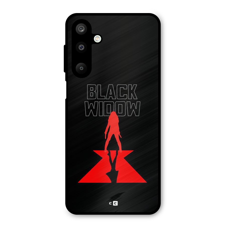 Black Widow Metal Back Case for Galaxy M16