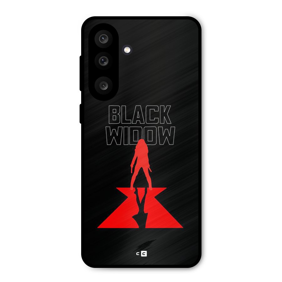 Black Widow Metal Back Case for Galaxy M56