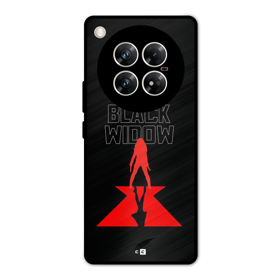 Black Widow Metal Back Case for Infinix Zero 40 5G