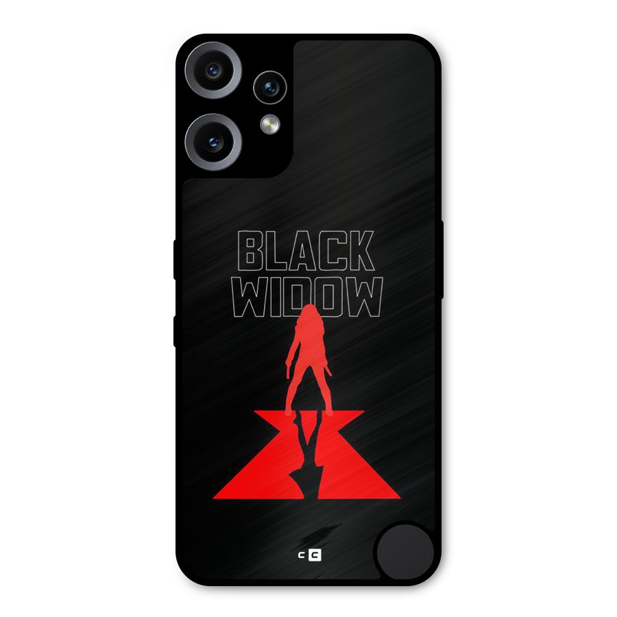 Black Widow Metal Back Case for Nothing CMF Phone 2 Pro