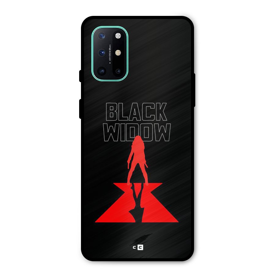 Black Widow Metal Back Case for OnePlus 8T