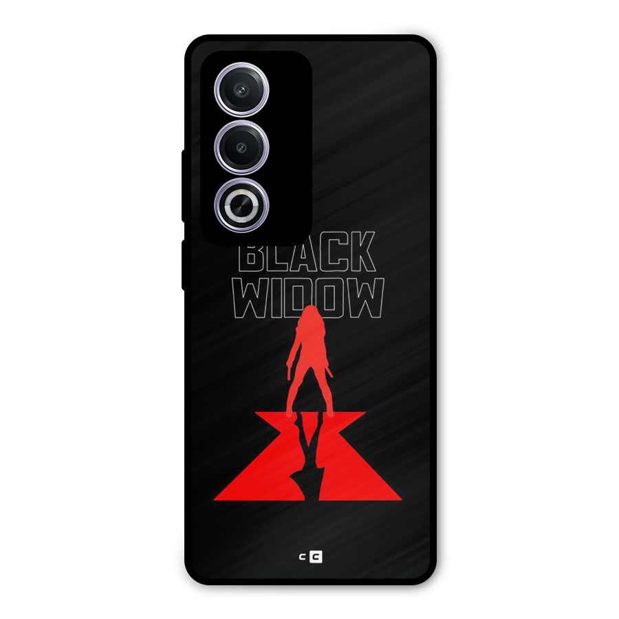 Black Widow Metal Back Case for Oppo K12x
