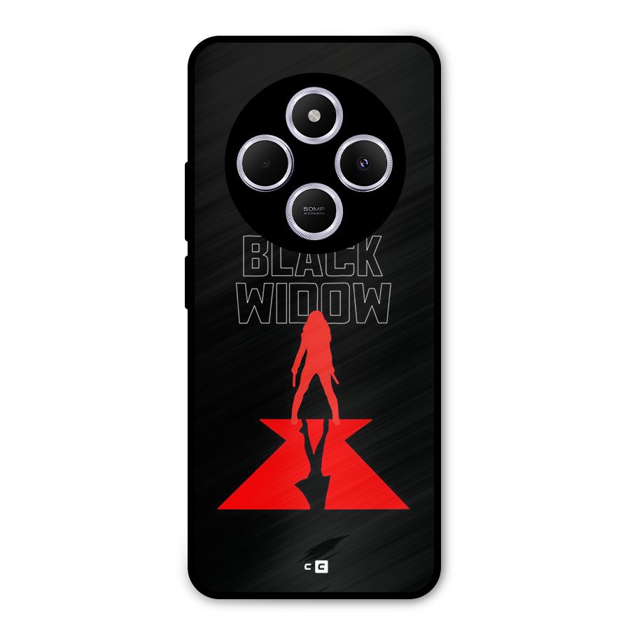 Black Widow Metal Back Case for Poco C75 5G