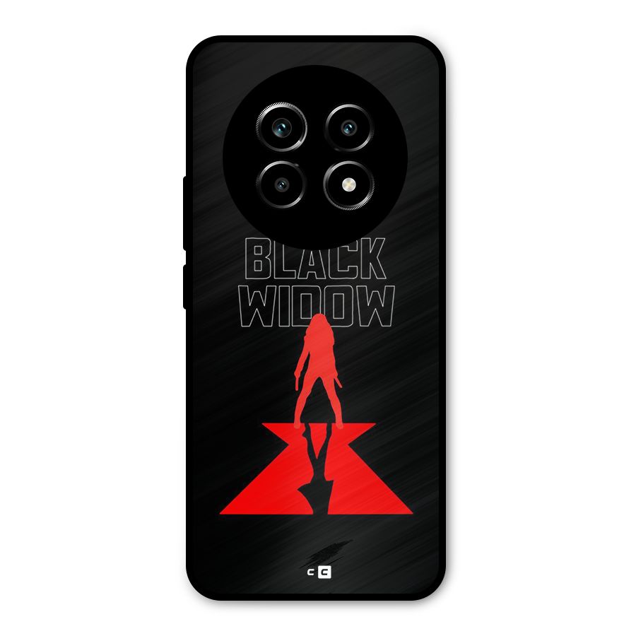 Black Widow Metal Back Case for Realme 13 Pro