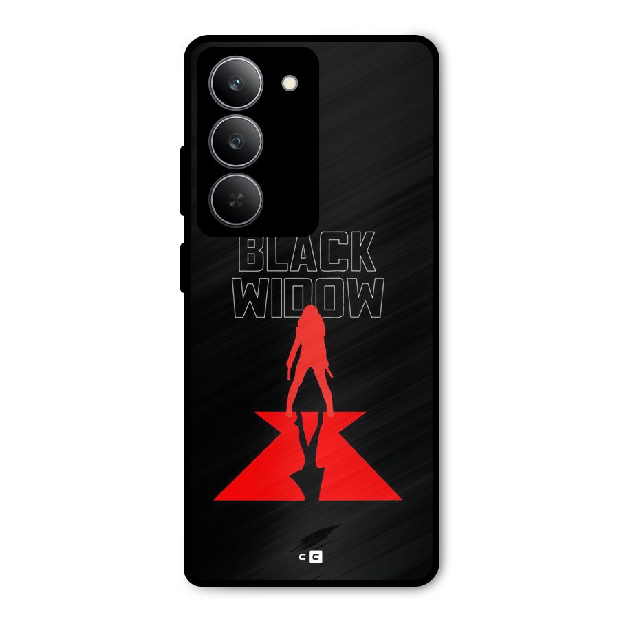 Black Widow Metal Back Case for Realme 14x