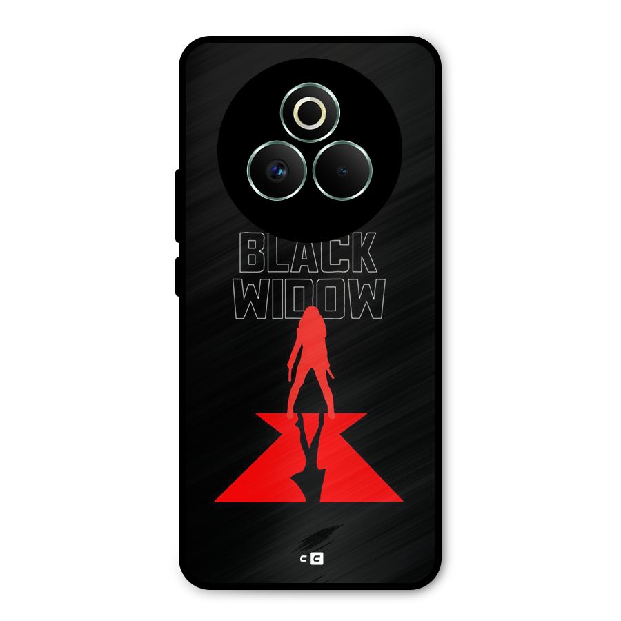 Black Widow Metal Back Case for Realme P3 Pro
