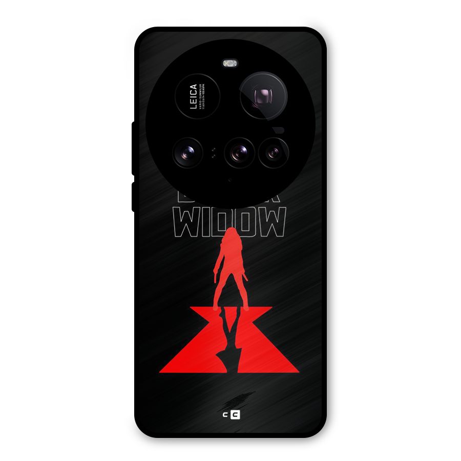 Black Widow Metal Back Case for Xiaomi 15 Ultra