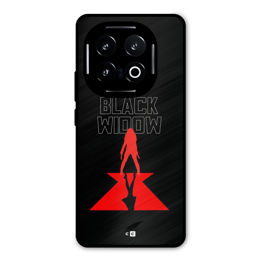 Black Widow Metal Back Case for iQOO 13