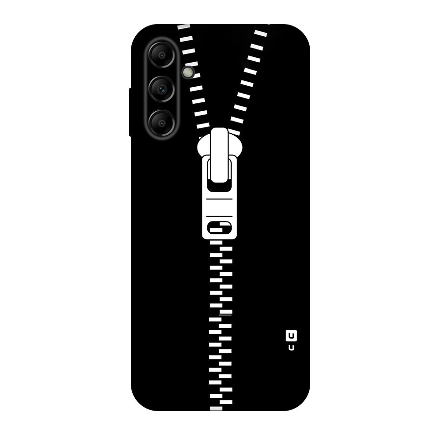 Black Zipper Original Polycarbonate Back Case for Galaxy A14 5G
