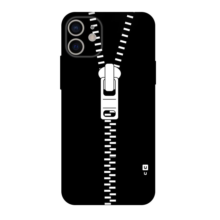 Black Zipper Original Polycarbonate Back Case for iPhone 11