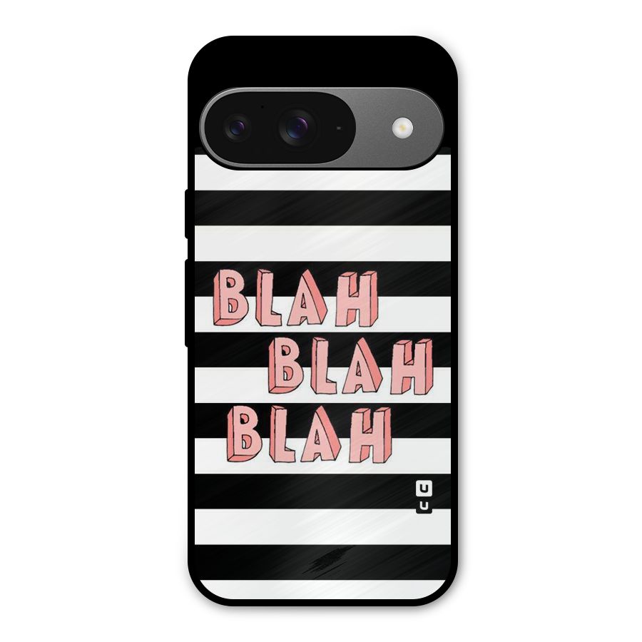 Blah Bold Stripes Metal Back Case for Google Pixel 9