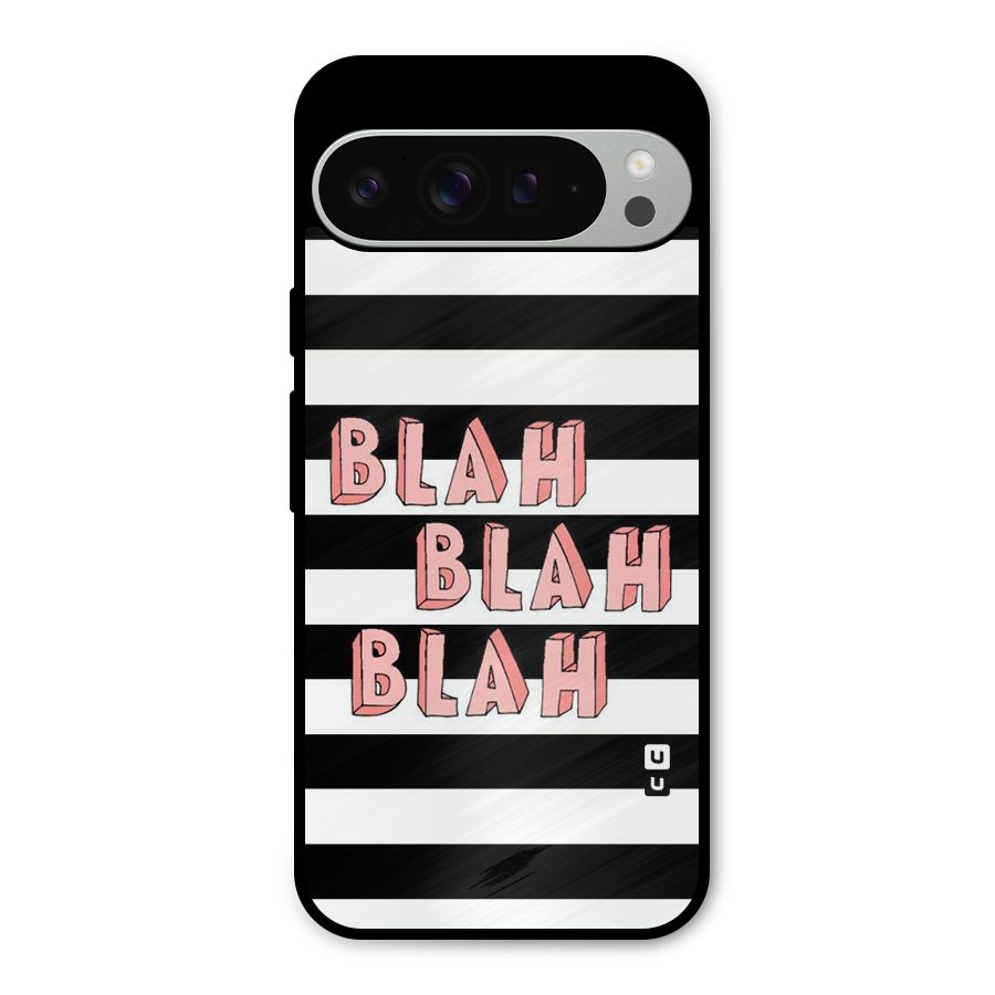 Blah Bold Stripes Metal Back Case for Google Pixel 9 Pro XL