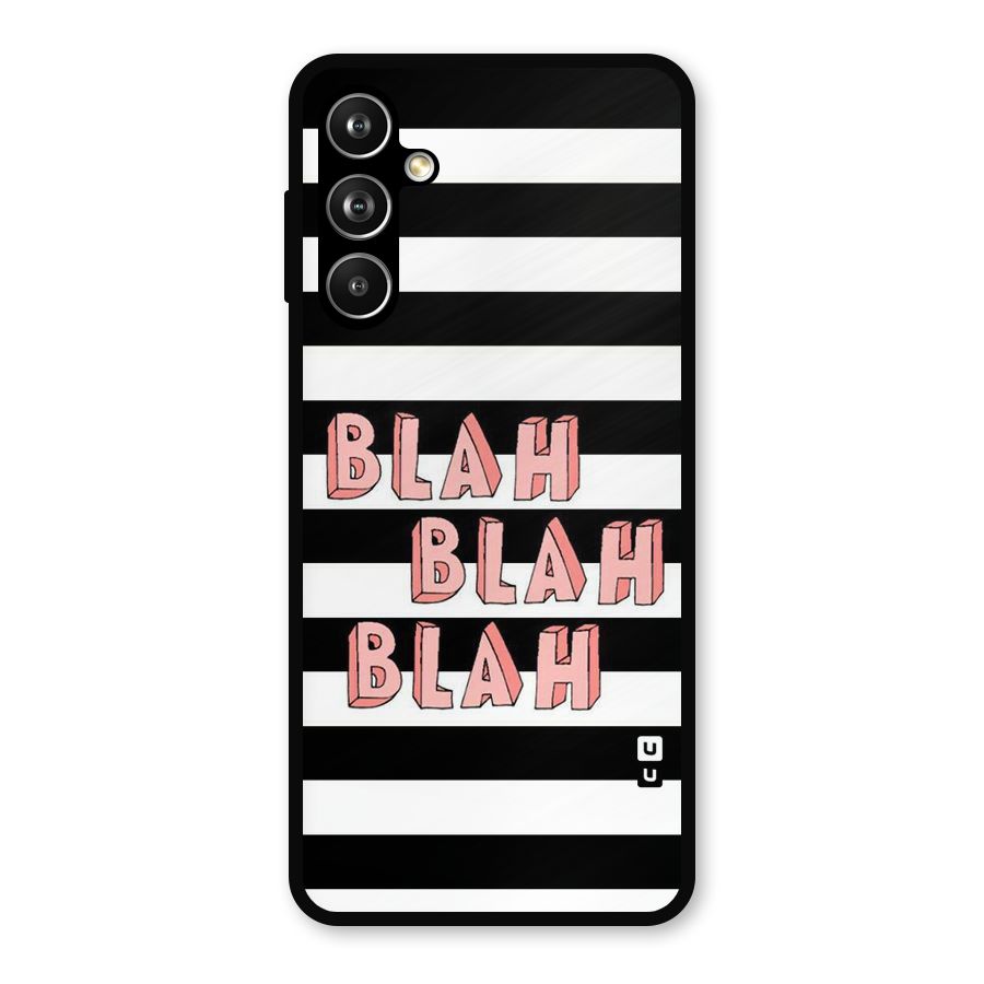 Blah Bold Stripes Metal Back Case for Samsung Galaxy M54
