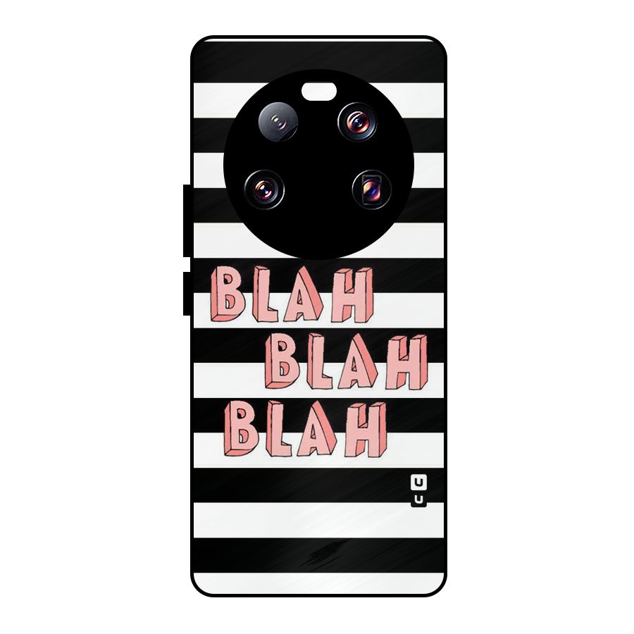 Blah Bold Stripes Metal Back Case for Xiaomi 13 Ultra