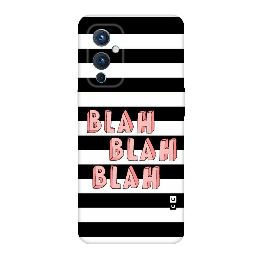 Blah Bold Stripes Original Polycarbonate Back Case for OnePlus 9