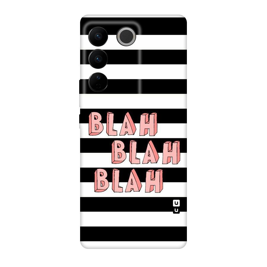 Blah Bold Stripes Original Polycarbonate Back Case for Vivo V27