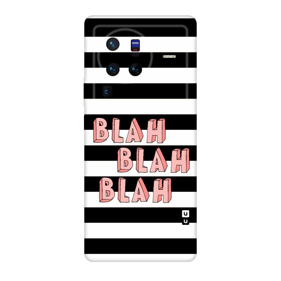 Blah Bold Stripes Original Polycarbonate Back Case for Vivo X80