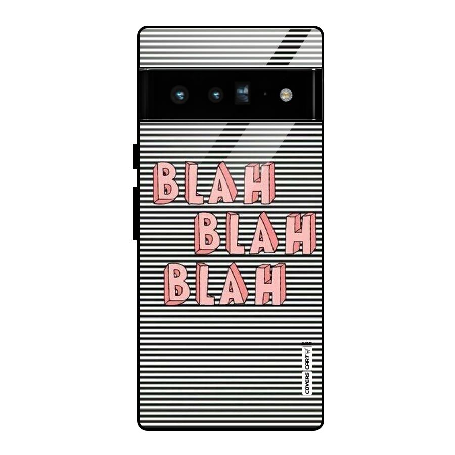 Blah Stripes Glass Back Case for Google Pixel 6 Pro