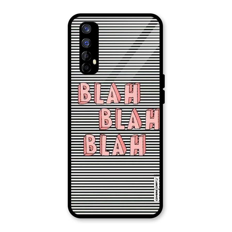 Blah Stripes Glass Back Case for Realme Narzo 20 Pro
