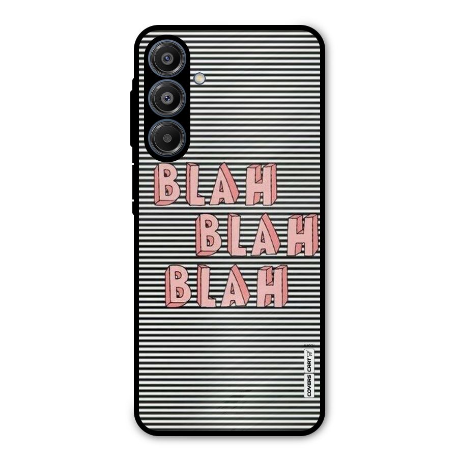 Blah Stripes Metal Back Case for Galaxy A16 5G