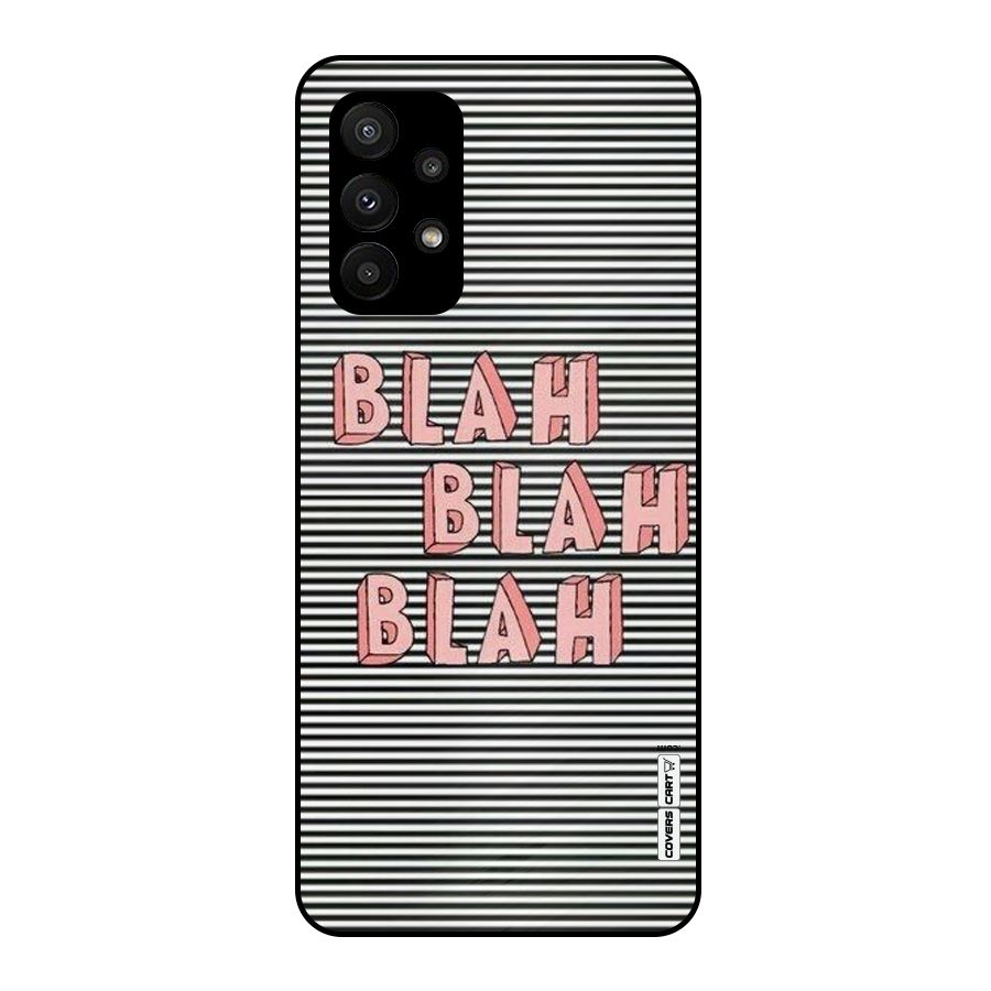 Blah Stripes Metal Back Case for Galaxy A23