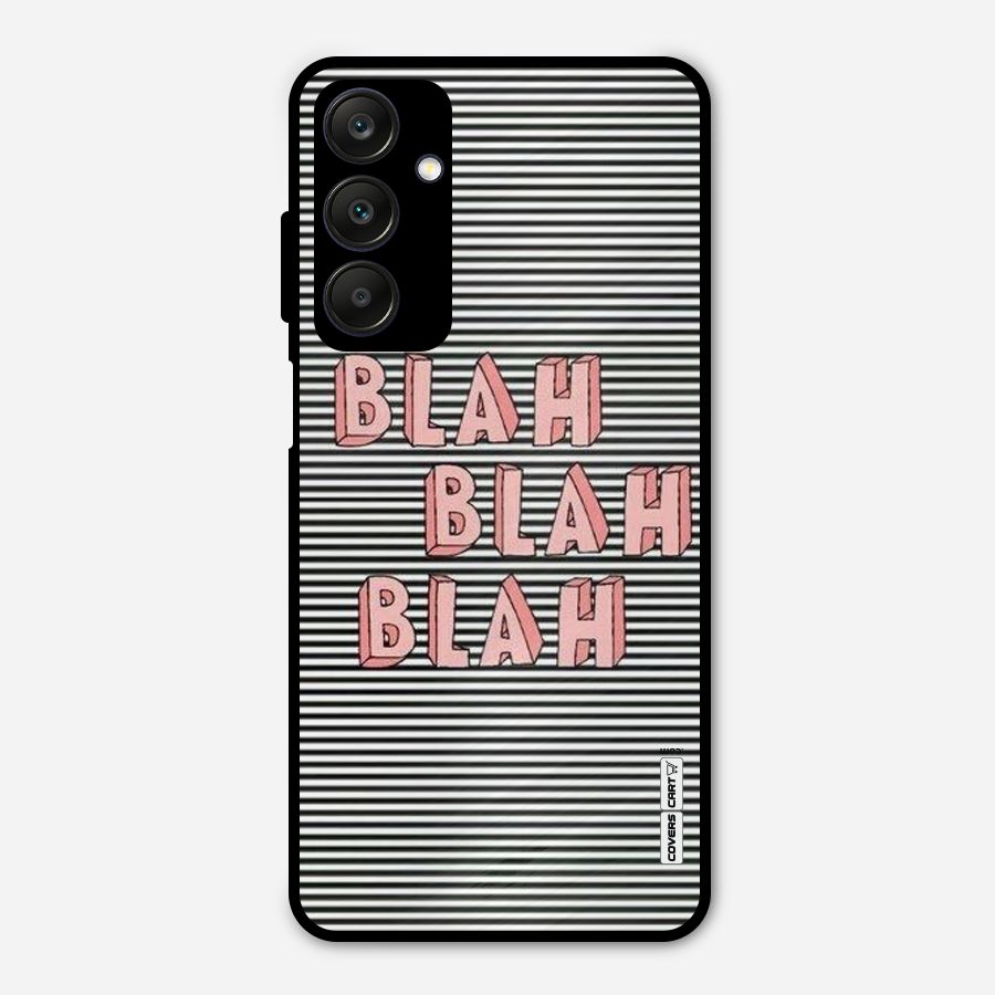 Blah Stripes Metal Back Case for Galaxy A25 5G