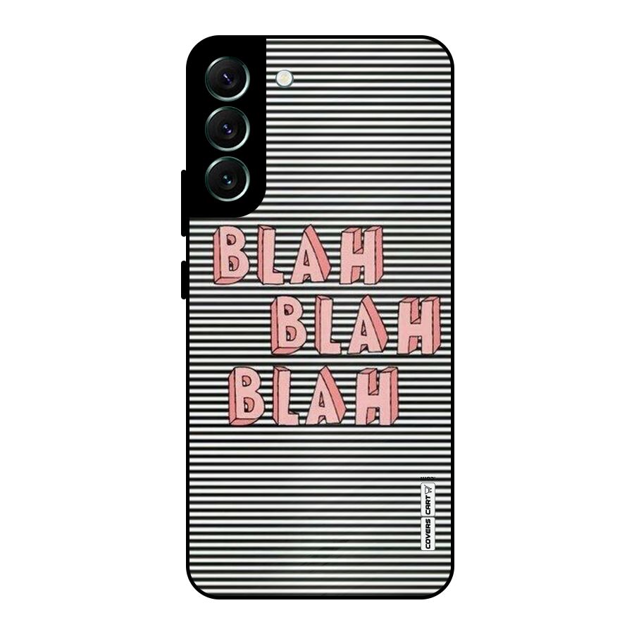 Blah Stripes Metal Back Case for Galaxy S22 Plus 5G