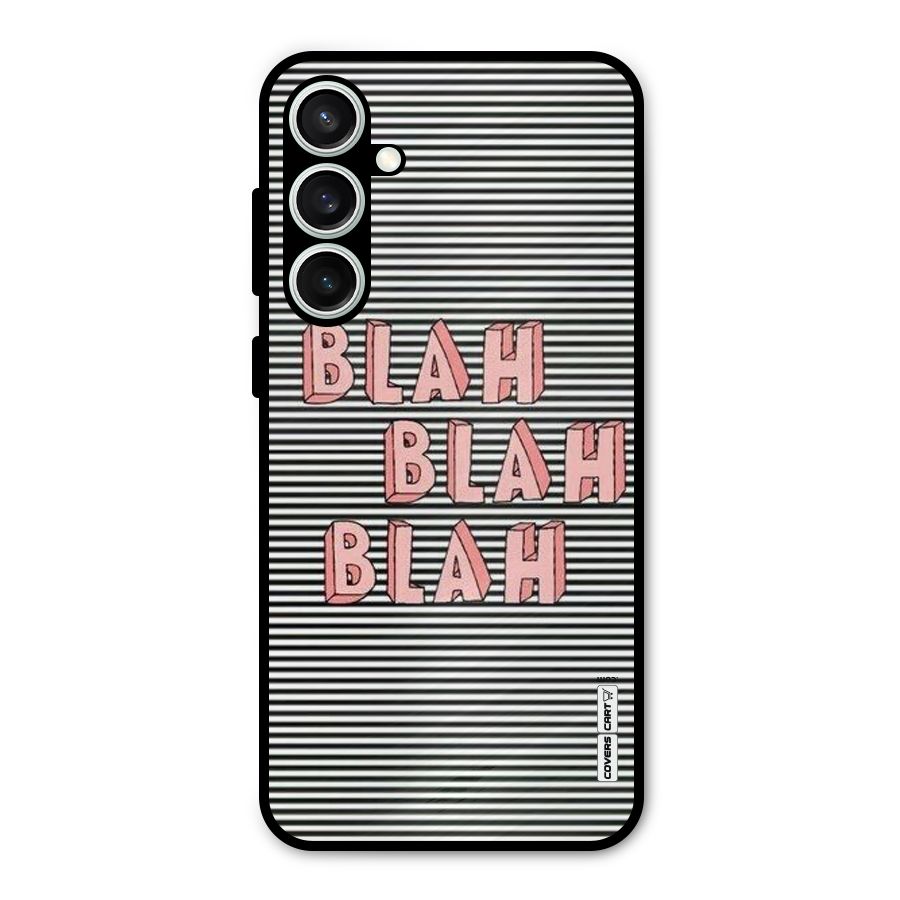 Blah Stripes Metal Back Case for Galaxy S23 FE