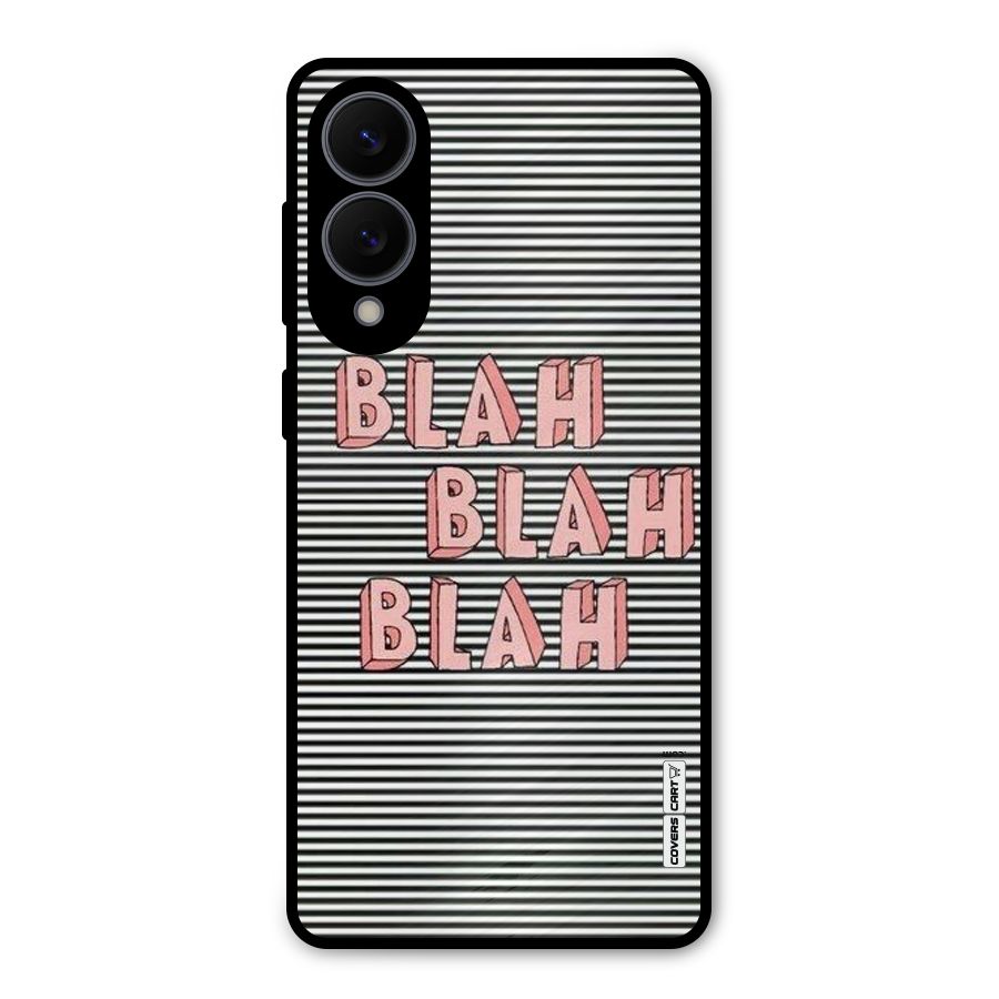 Blah Stripes Metal Back Case for Galaxy S25 Edge