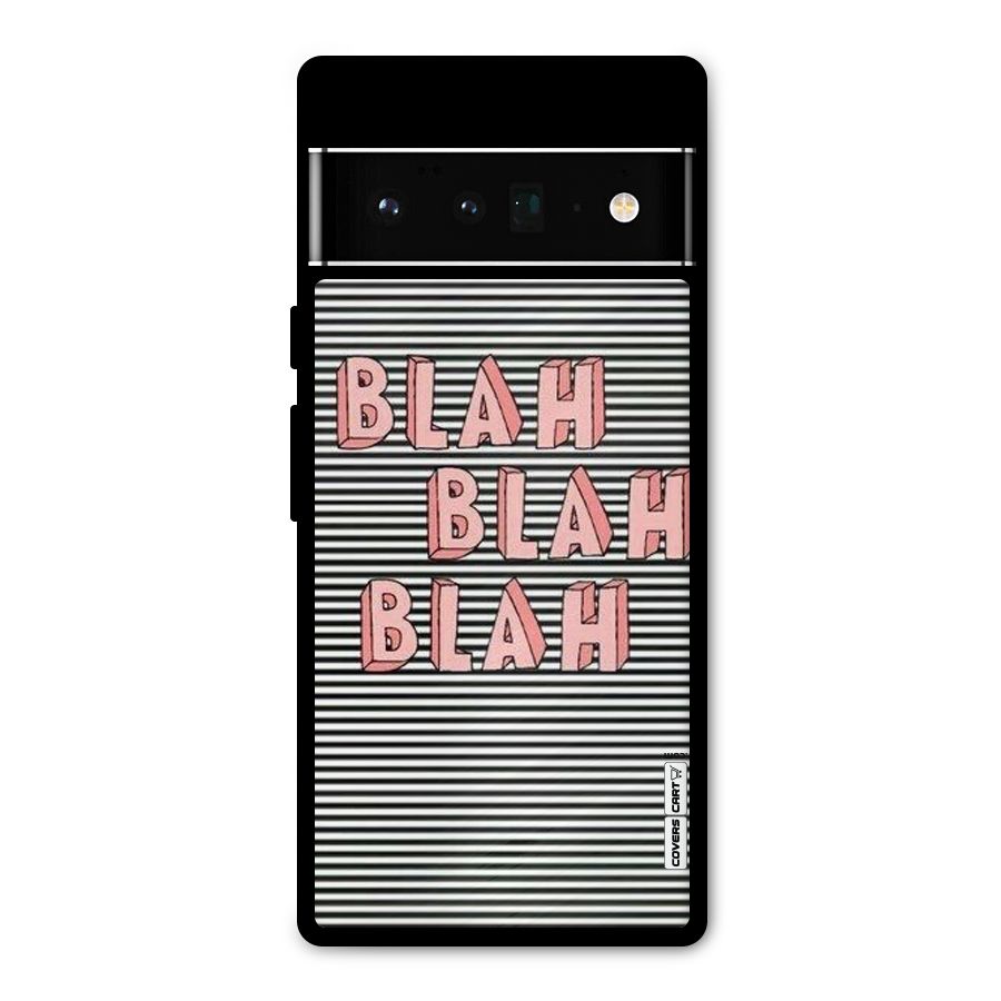 Blah Stripes Metal Back Case for Google Pixel 6 Pro