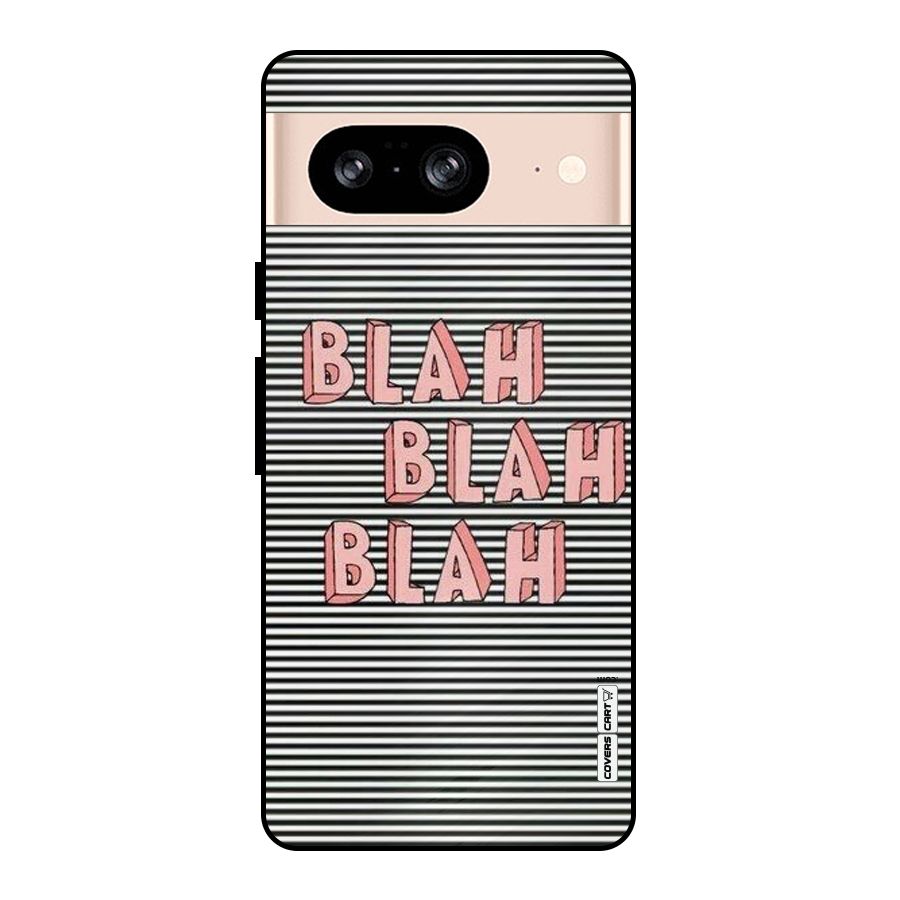 Blah Stripes Metal Back Case for Google Pixel 8