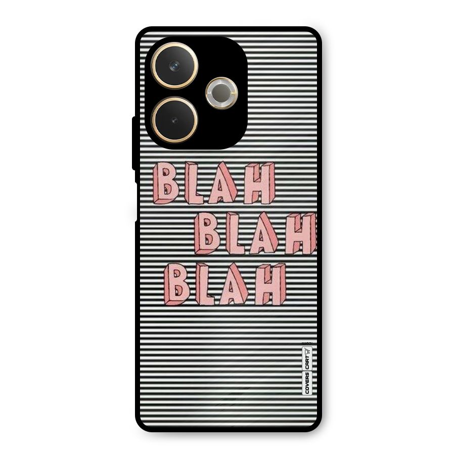 Blah Stripes Metal Back Case for Oppo A5 Pro