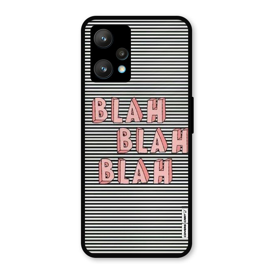 Blah Stripes Metal Back Case for Realme 9 Pro Plus 5G
