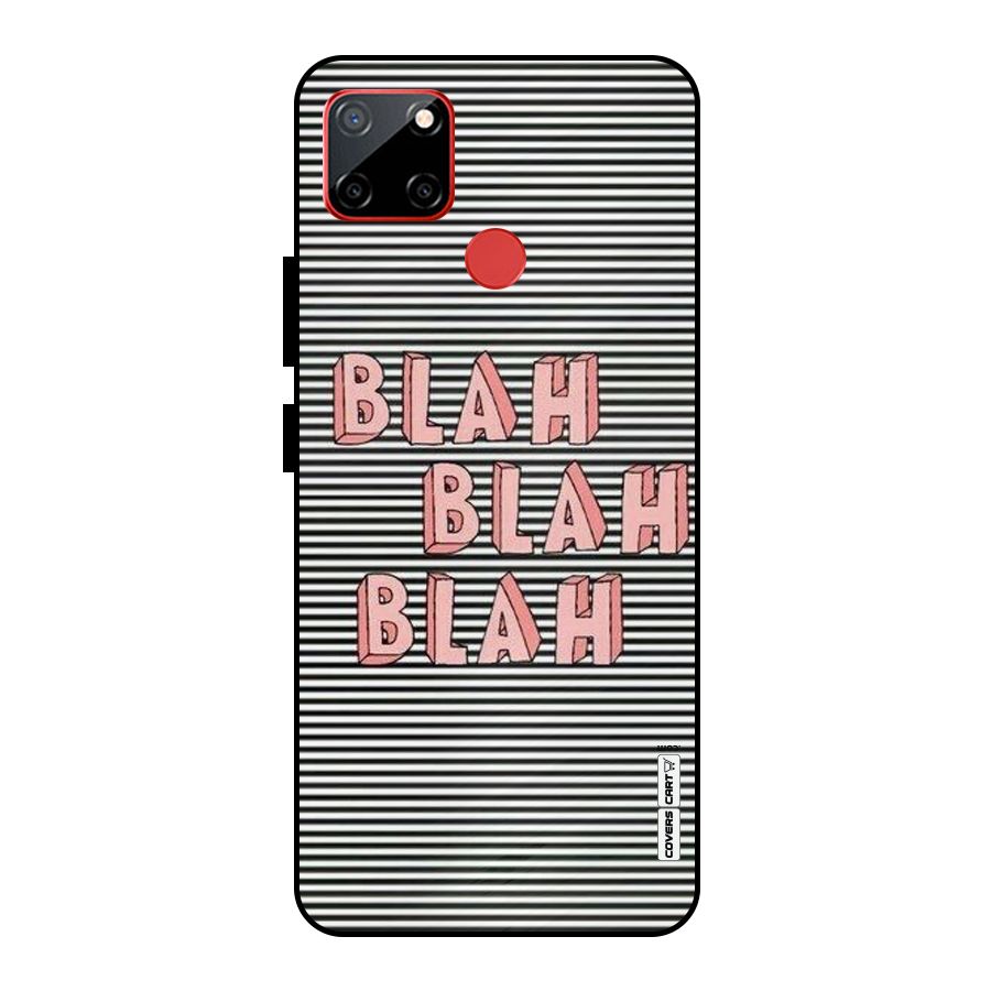 Blah Stripes Metal Back Case for Realme C12