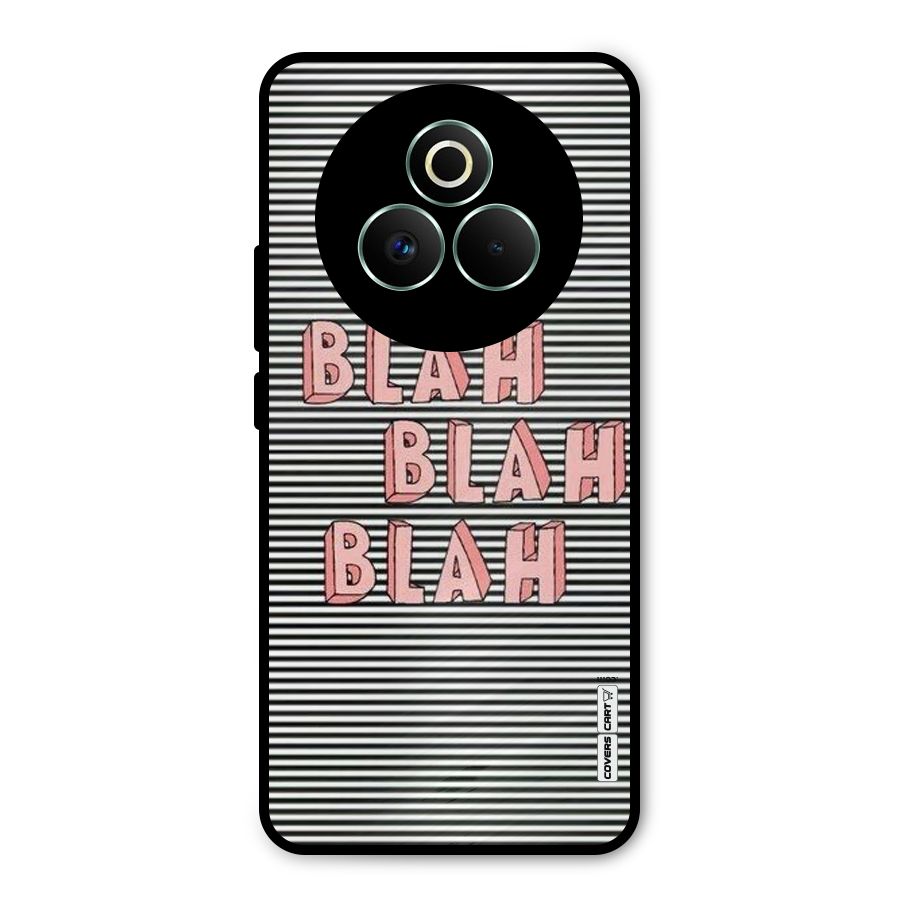 Blah Stripes Metal Back Case for Realme P3 Pro