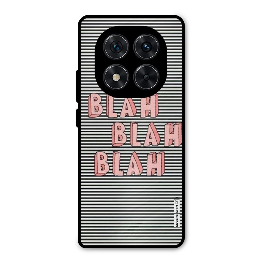 Blah Stripes Metal Back Case for Redmi Note 14 Pro 5G