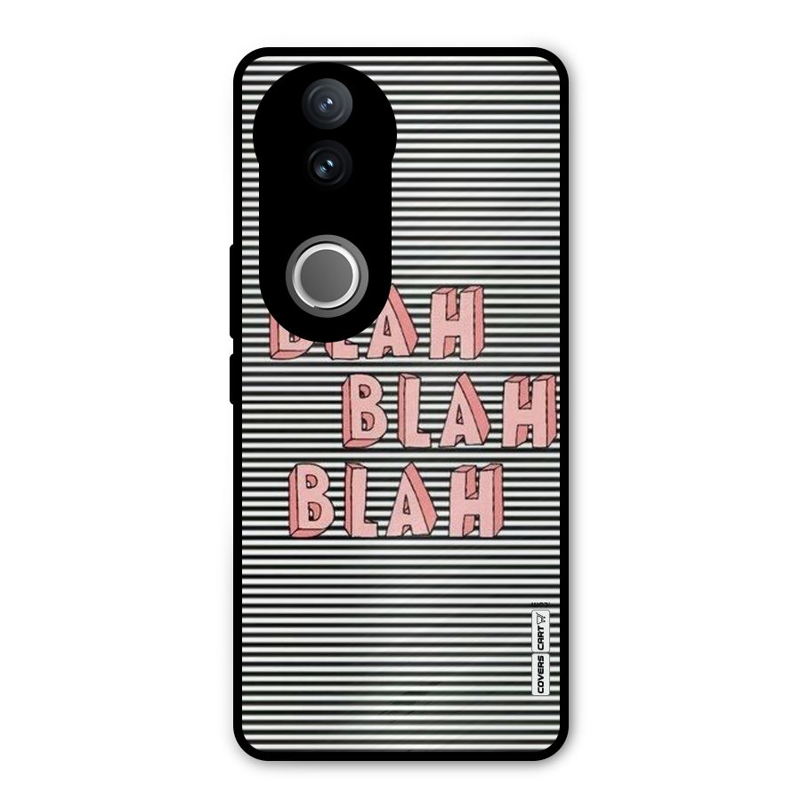 Blah Stripes Metal Back Case for Vivo V50