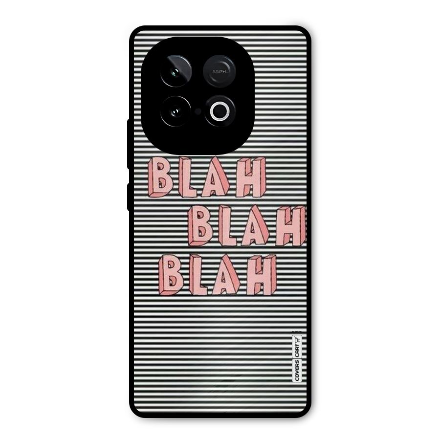 Blah Stripes Metal Back Case for iQOO Neo 10