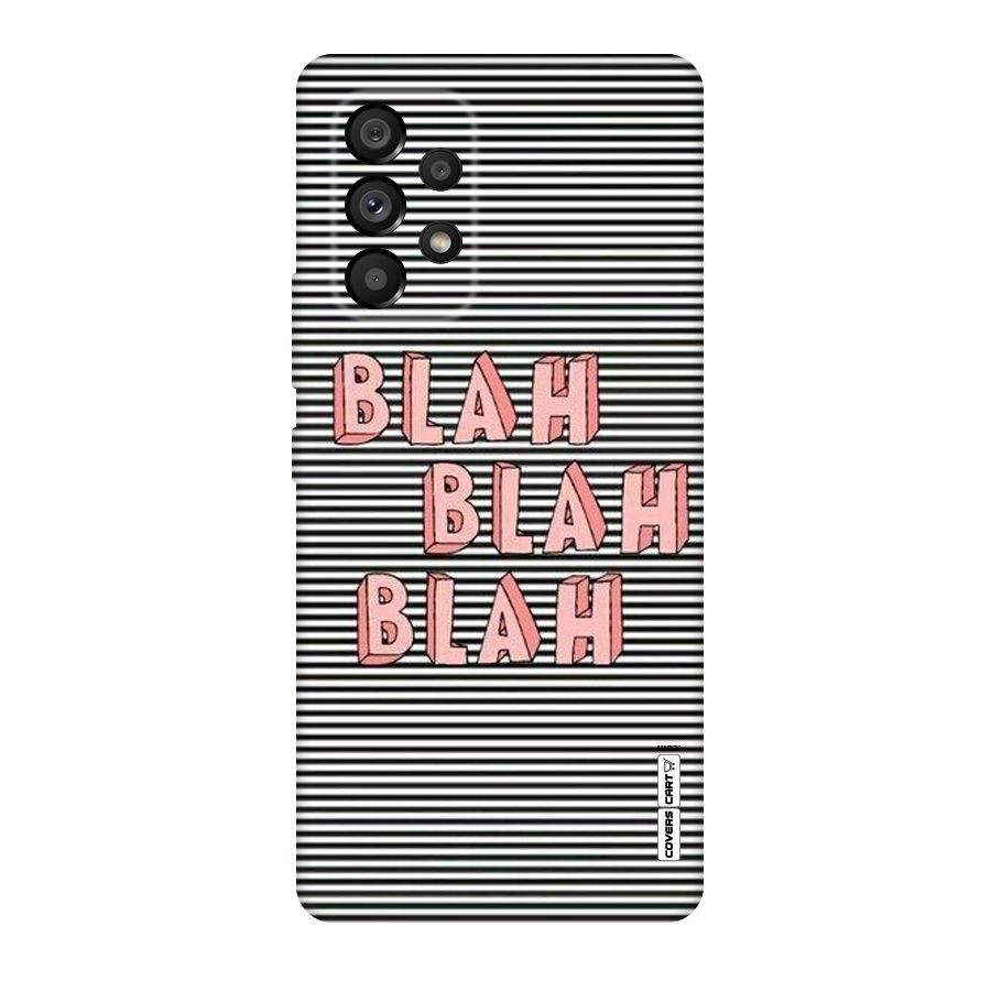 Blah Stripes Original Polycarbonate Back Case for Galaxy A53 5G