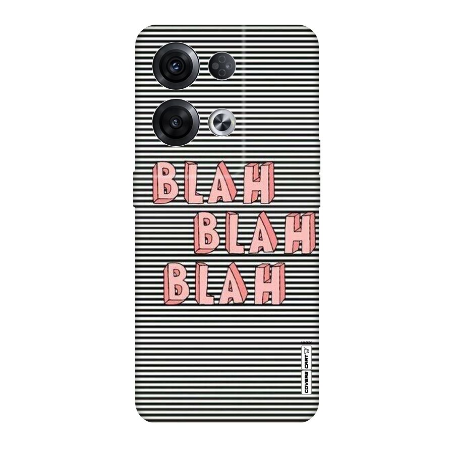 Blah Stripes Original Polycarbonate Back Case for Oppo Reno8 Pro 5G