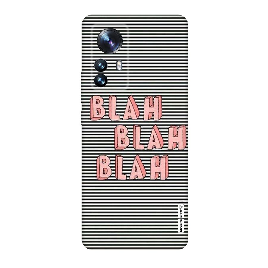 Blah Stripes Original Polycarbonate Back Case for Xiaomi 12 Pro
