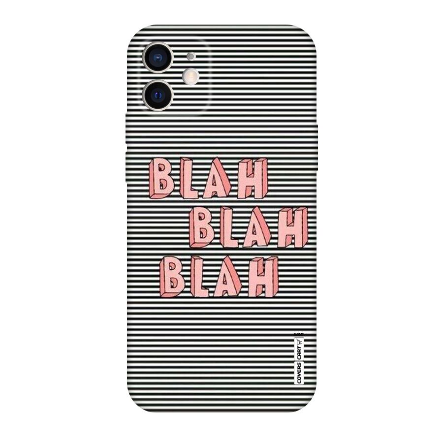 Blah Stripes Original Polycarbonate Back Case for iPhone 12