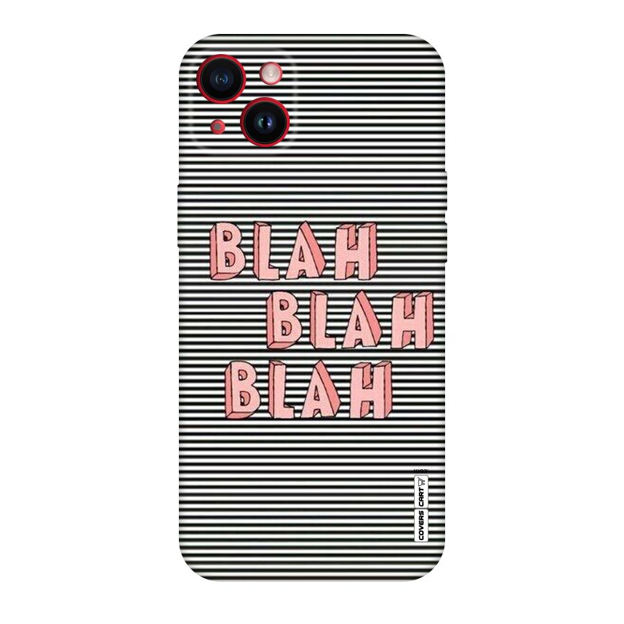 Blah Stripes Original Polycarbonate Back Case for iPhone 14 Plus