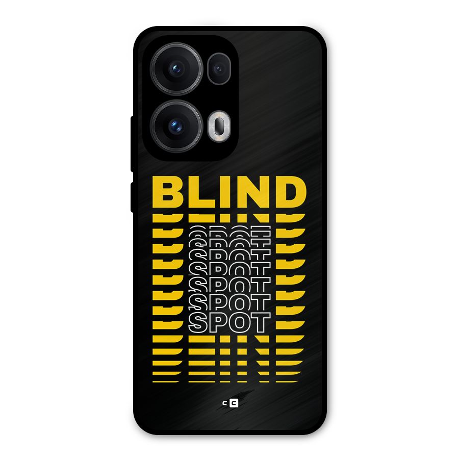 Blind Spot Metal Back Case for Oppo Reno13 Pro